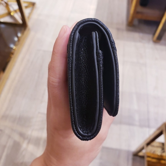 NWT!!! TORYBURCH WILLA CARD CASE (BLACK/GOLD) - Picture 4 of 6